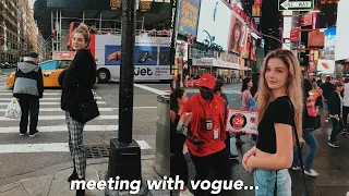 Meeting with Vogue in NYC...