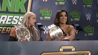 Liv Morgan and Raquel Rodriguez | WWE Money in the Bank Press Conference