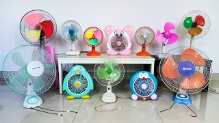 Fan Collection | Koleksi kipas angin meja dan dinding yang sudah dibersihkan