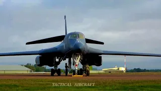 Action Takeoff and Spiral Climb B-1B Lancer Night Afterburner