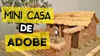 Construcción de Mini Casa Andina en Adobe | Escala 1/25