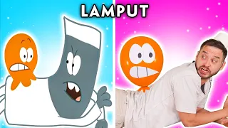 Lamput Pretends to be a Girl | Compilation of Lamput's Funniest Scenes - Lamput In Real Life