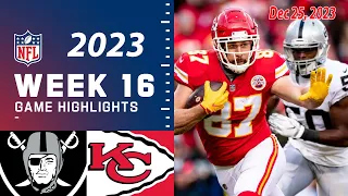 Raiders vs Chiefs 12/25/23 Week 16 FULL GAME | NFL Highlights Today