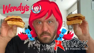 Wendys Maple Bacon Chicken Croissant Breakfast Food Review - Ryback It's Feeding Time