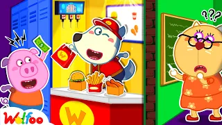 I Built a Secret McDonald's At School! - Wolfoo Fun Playtime for Kids | Wolfoo Channel New Episodes