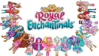 Энчантималс РОЯЛ ВСЕ куклы МЕГА обзор Enchantimals Royal / Pretty Katy Queen