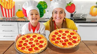 Vlad y Niki aprenden a cocinar pizza y exploran el camión de helados de las nuevas mamás