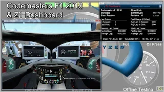 Z1 Dashboard Codemasters F1 2018