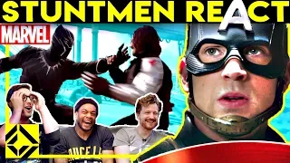 Stuntmen React to MARVEL Bad & Great Hollywood Stunts 1