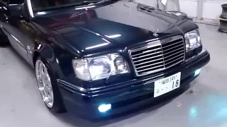 W124　E500　アンロック連動フォグ・スモール点灯