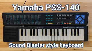 The Yamaha PSS-140 - a vintage keyboard that sounds like a Sound Blaster card