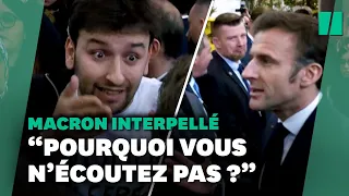 Au Salon de l’agriculture, Macron rattrapé par les retraites et l’écologie