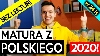 Jak Zdać Maturę z Polskiego Nie Znając ŻADNEJ Lektury w 2020 - Radzi Student 3 roku!