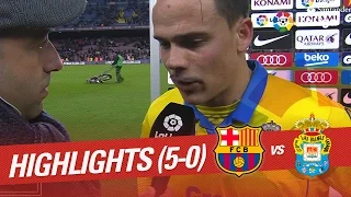 Highlights FC Barcelona vs UD Las Palmas (5-0)