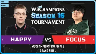 WC3 - [UD] Happy vs FoCuS [ORC] - GRAND FINAL - W3Champions S16 Finals