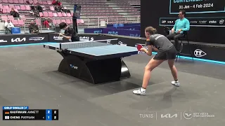 Annett Kaufmann (GER) vs Cheng Pusyuan (TPE) | U19 Final | 2024 WTT Youth Star Contender Tunis