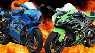 Suzuki GsxR Vs Kawasaki Ninja Zx10R