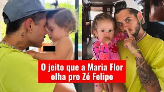 O jeito que a Maria Flor olha pro Zé Felipe