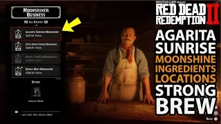 Agarita Sunrise Moonshine Ingredients Location Strong Brew - Big Money in Red Dead Online