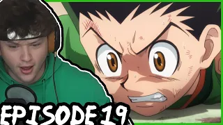 GON VS HANZO! || HANZO BREAKS GON'S ARM?! || Hunter x Hunter REACTION: Episode 19