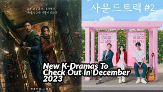 New K-Dramas To Check Out In December 2023