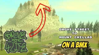 RIDING ON A BMX From GROVE STREET To MT. CHILIAD | GTA San Andreas INSANE Challenge | WORLD RECORD