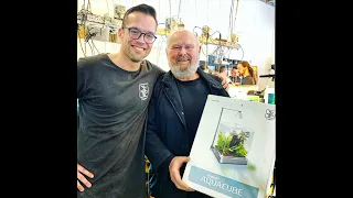 Live Aquascape Workshop with Super Rare Tropica AquaCube 💚