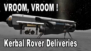 Wacky Rover Delivery Systems in Kerbal Space Program