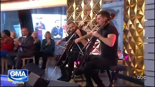 2CELLOS on GMADay in NYC