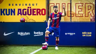 Kun Agüero's First Day in Barcelona