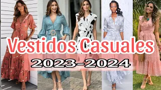 MODA!! 2023-2024 Bonitos VESTIDOS CASUALES en Tendencia y Comodos para Chicas Modernas con Estilo