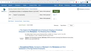 Quick Demo of EBSCO Research Library