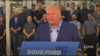 Ontario PC Leader Doug Ford promises auto investments, new hospital for Windsor – May 13, 2022