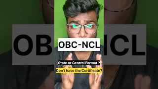 OBC-NCL Certificate Doubts Cleared 🔥 Declaration Form ? #jee2023