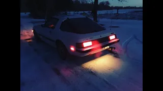 I attempt to cold start my Mazda RX7 FB