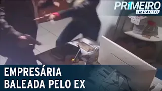 Empresária baleada três vezes pelo ex está em estado grave | Primeiro Impacto (30/06/21)