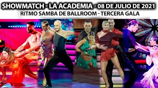 Showmatch - Programa 08/07/21- Samba de Ballroom: Vigna y Mazzei, Plager, Ruggeri, Guerci y La Chipi