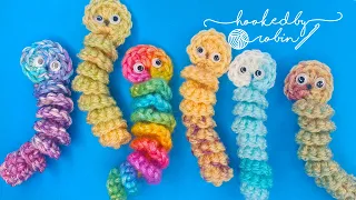 Crochet Worry Worm Pattern | Random Acts of Crochet Kindness