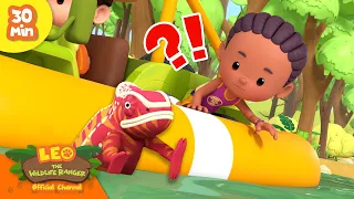 🐍 Mission: Reptile Rescue! 🦎 Best Snakes, Lizards & more! | Leo the Wildlife Ranger | Kids Cartoons