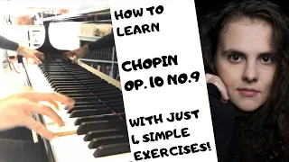 Chopin Etude Op. 10 No. 9 - EFFECTIVE EXERCISES to learn it // Practice TUTORIAL // Danae Dörken