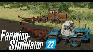 Farming Simulator 22. Поехал на поле. Т-150 разочаровал.