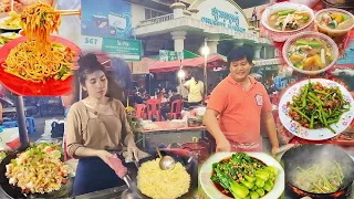 AMAZING Hot Frying Pan And Grilled Meat - Best Cambodian Street Food