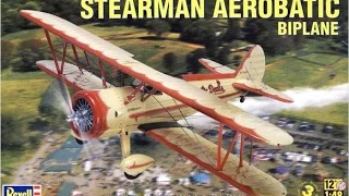 How to Build the Stearman Aerobatic Biplane 1:48 Scale Revell Model Kit #85-5269 Review