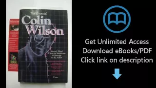 Download The Essential Colin Wilson [P.D.F]