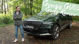 Larissa fährt den neuen Genesis GV80 2.5T AT8 AWD #LUXUS [4K] - Autophorie