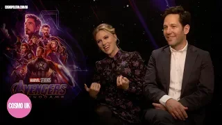Scarlett Johansson & Paul Rudd on weird Avengers: Endgame fan questions & the secret to Paul's youth