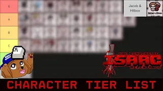 Who's the Best, Who's the Worst | The Binding of Isaac: Repentance Character Tier List