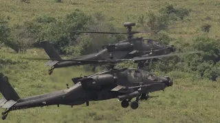 The AH 64 Apache Helicopter Shows Monstrous Power & Capability