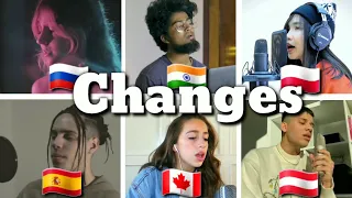 Who Sang It Better : xxxtentacion - Changes. cover Song 6 Different countries.India, Austria, spain