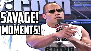 WWE The Rock Most Savage Moments , Funny Moments , Outrageous Moments